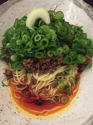 「汁なし担担麺（芳醇醤油）600円」@汁なし担担麺 武蔵坊の写真