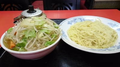 「野菜つけそば 醤油（￥750）」@中華そば 丸龍の写真
