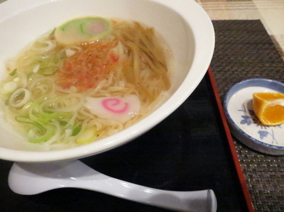 「鯛だし塩らーめん750円」@宗谷岬 間宮堂 関東総本店の写真