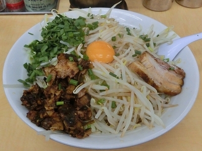 「ぎ郎汁なし(野菜増し·ニンニク抜き)」@ら〜めんぎょうてん屋GOLD 東名厚木店の写真