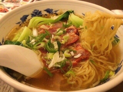 「叉焼湯麺(850円)」@珍膳美の写真