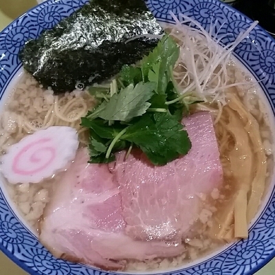 「背脂煮干しそば　７５０円」@溝ノ百合の写真