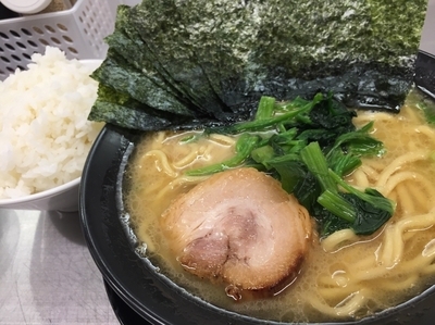 「のりとんこつ醤油 790円」@横浜家系ラーメン武骨家 溝口店の写真