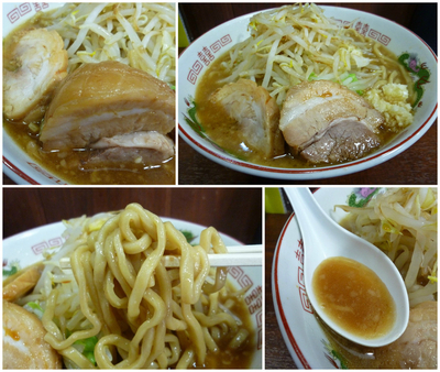 「ラーメン（野菜少なめ・ニンニク・からめ）¥780」@ラーメン 豚んちの写真