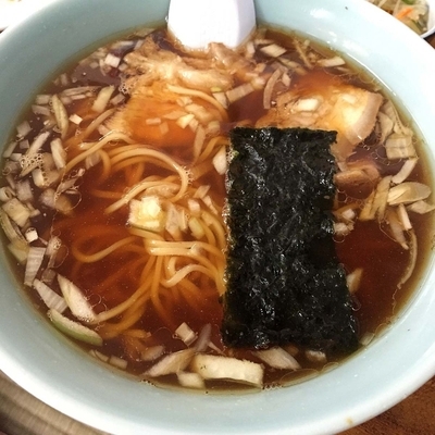 「チャーシューメン　520円」@ニコニコドライブインの写真