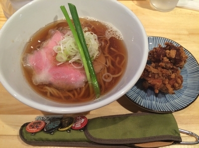 「背黒煮干と秋刀魚の清湯らーめん」@ふく流らーめん轍 総本家 寺田町店の写真