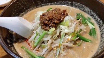「胡麻みそタンタンメン　820円」@ばんくるラーメンの写真