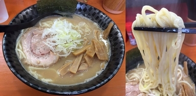 「らーめん（こってり豚骨魚介）中盛」@らーめん 雲の写真