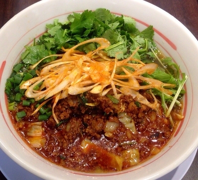 「【ナイトゲリラー】汁・スパイシー　パクチー　小ライス」@丸直の写真