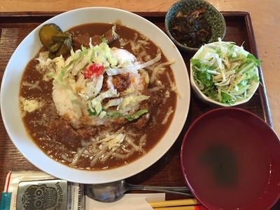 「タコス&チーズカレー(日替わり沖縄カレー)」@沖縄料理 ぶがりの~しの写真