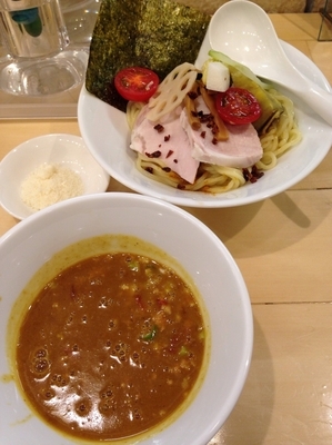 「【限定】超！濃厚カレートマトつけ麺」@セサミ vege noodleの写真
