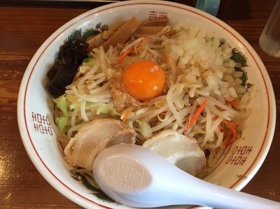 「油そば」@ら〜めん ぽっぽっ屋 晴海トリトン店の写真