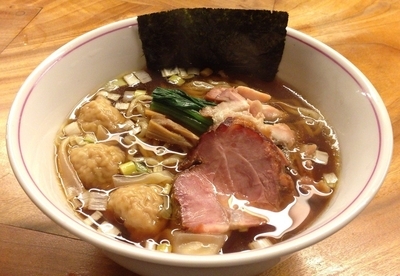 「生姜中華･ワンタン(900円)」@白河手打中華そば  一番いちばんの写真