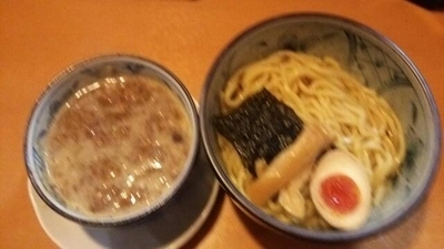 「豚骨魚介つけめん(あつもり)」@焦がしねぎらーめん 葱次郎 大宮西口店の写真