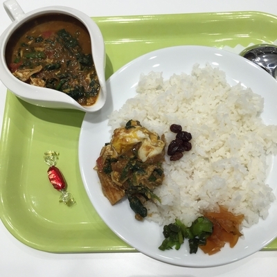 「ポパイカレー　5ホット(激辛)／チキン」@インド式カレー 夢民の写真