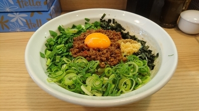 「台湾まぜそば(+追い飯)」@麺屋 こころ 大岡山本店の写真