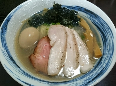 「【限定】芳醇牡蠣そば 850円＋鶏チャー100円」@麺屋 むじゃきの写真