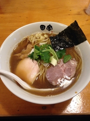 「【限定】特濃煮干そば」@中華そば 田家 本店の写真