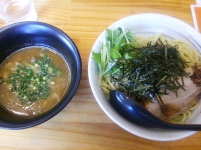 「つけ麺（白湯、太麺）＋つけ麺替え玉」@中華麺酒家 からっ風の写真