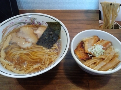 「中華そば650円チャーシューライス300円」@中華そば 尋の写真