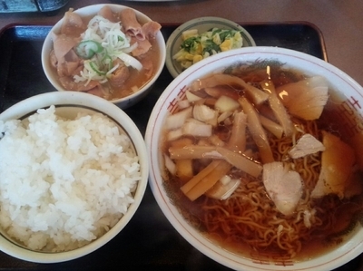 「ラーメン定食」@円城の写真