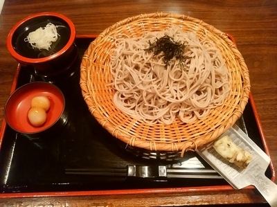 「辛味大根ざるそば(大盛)660円」@信州そば処 そじ坊 高崎モントレー店の写真