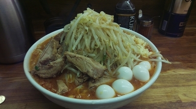 「麺増し大ラーメン」@ラーメン二郎 新小金井街道店の写真