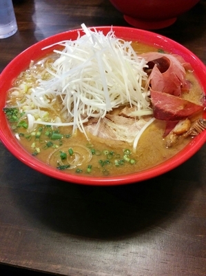 「ねぎ入り濃厚熟成みそ中盛」@らーめん盛智の写真