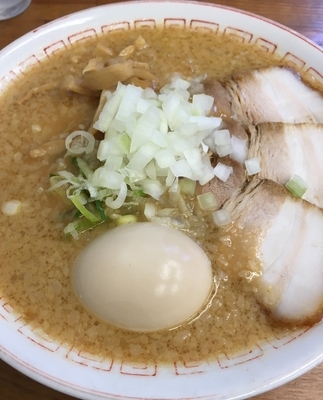 「味噌まったり￥650（麺固・濃いめ）+玉子￥100」@喜多方食堂 浅草本店の写真