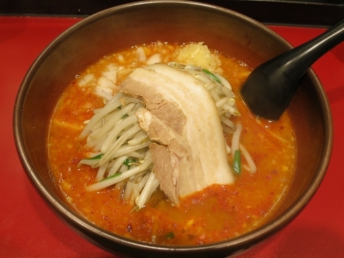 味噌らーめん　辛(唐辛子)増し・痺(花山椒)増し