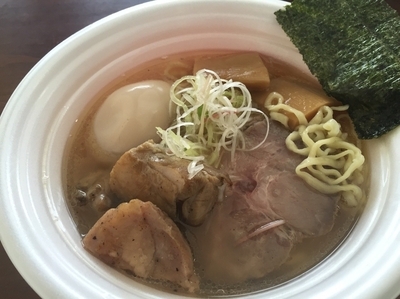 「【龍のひげ&虎徹】ibaraki地鶏と魚貝のSOBA白醤油仕立て」@水戸のラーメンまつりの写真