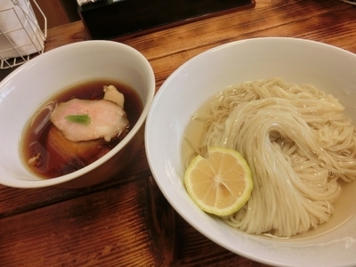 「醤油つけ麺」@飯田商店 湯河原本店の写真