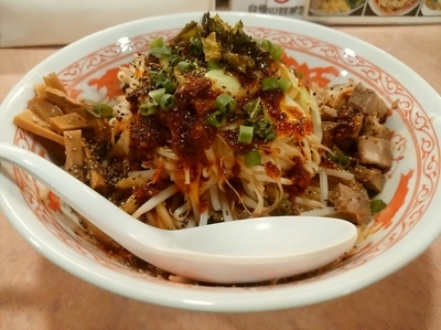 「【まぜそば(中盛・250g)750円】→600円」@特級豚骨 中華そば湊生の写真