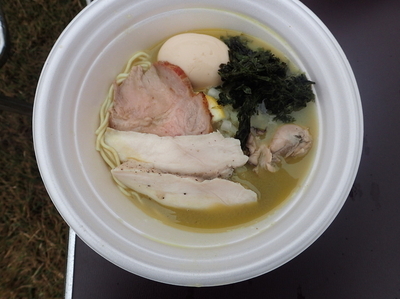 「麺屋むじゃき(水戸市)×特級鶏蕎麦 龍介(土浦市)」@水戸のラーメンまつりの写真