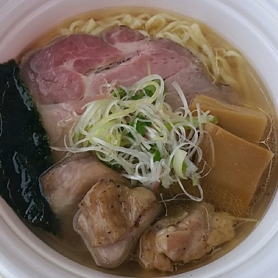 「【龍ひげ×虎徹】ibaraki地鶏と魚介のSOBA白醤油仕立」@水戸のラーメンまつりの写真