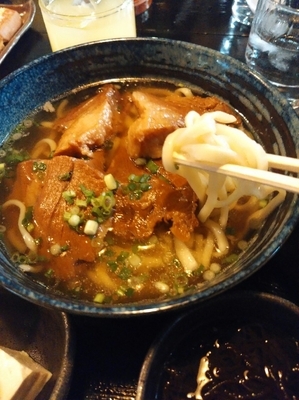 「アグーの肉そば1,620円」@大家の写真