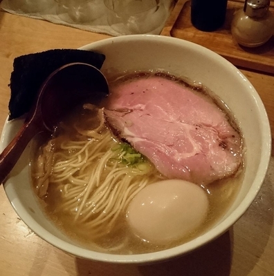 「味玉そば」@中華蕎麦 蘭鋳の写真