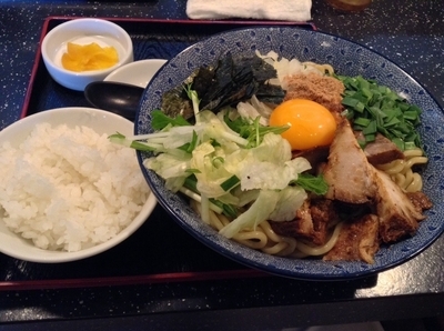 「まぜそば 大盛 ¥972」@麺屋 武将の写真