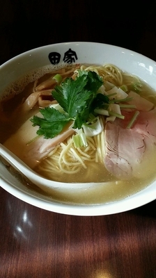 「煮干塩そば(大盛100円)」@中華そば田家 ふくふくの写真