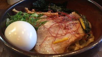 「あじ玉まぜそば」@らぁ麺や 汐そば雫の写真