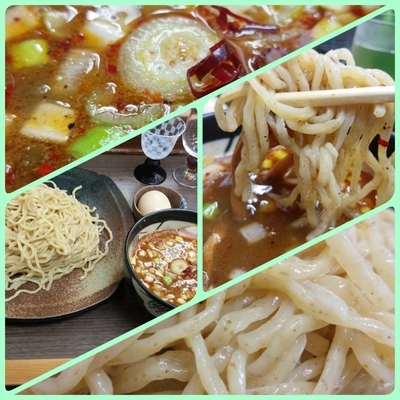 「【期間限定】辛いつけそば」@頓知房の写真