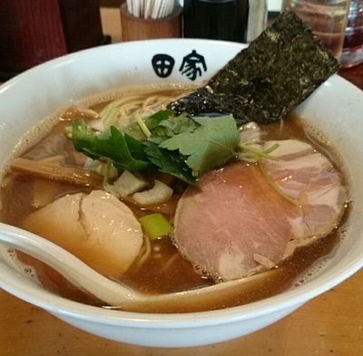 「(限定)特濃煮干そば(800円)」@中華そば 田家 本店の写真