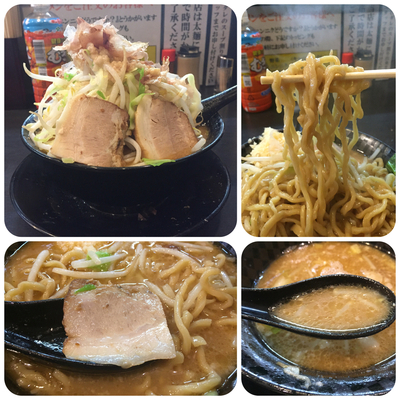 「味噌ラーメン¥760(ヤサイニンニクアブラマシ］」@楽人の写真