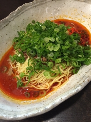 「担担麺（濃厚胡麻）600円」@汁なし担担麺 武蔵坊の写真