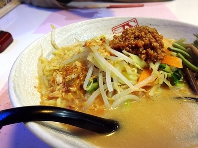 「信州味噌野菜ラーメン」@味噌らーめん不二乃 2番館の写真