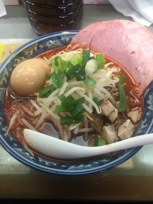 「辛味噌ラーメン」@昭和の写真
