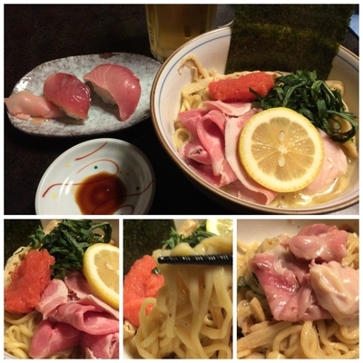 「【きまぐれ限定】カルピスバターのクリーム明太まぜそば850円」@中華そば 四つ葉の写真