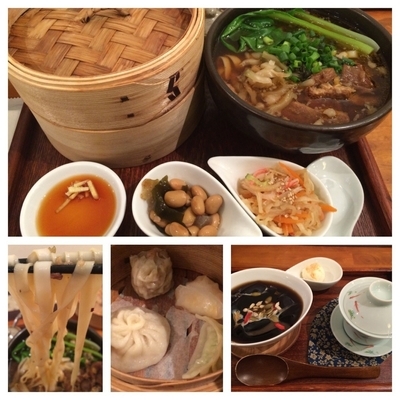 「牛肉麺(ニュウロウメン)ディナーセット 1296円」@中国茶房 茶趣茶楽の写真