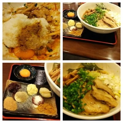 「【試作】まぜそば大盛り＋半ライス」@麺処 いぐさの写真