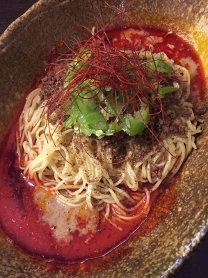 「DEATH 800円」@汁なし担担麺 武蔵坊の写真